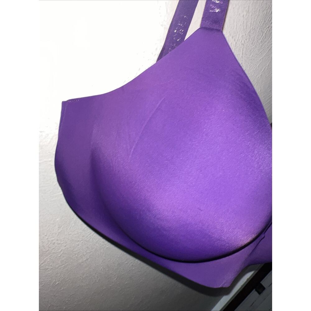 Victoria’s Secret Lightly Lined Adjustable Strap Wireless Purple 36DDD - Picture 5 of 13